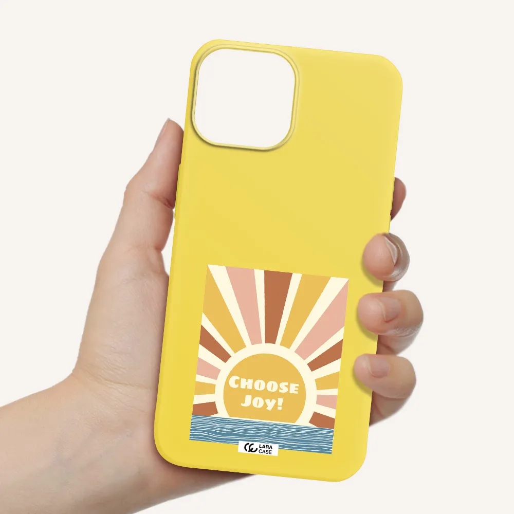 Sunshine Apple iPhone 13 Silicone canary yellow Case