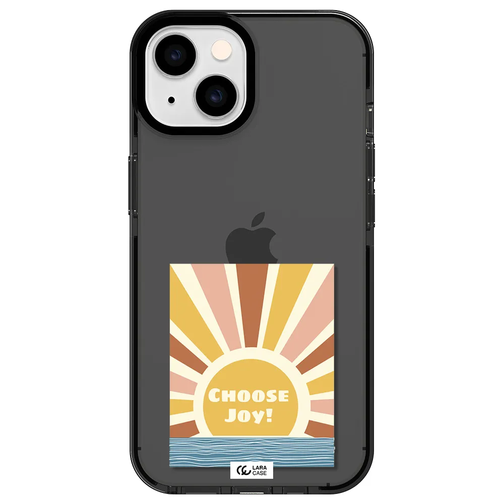 Sunshine Apple iPhone 14 impact Smoke Black Case