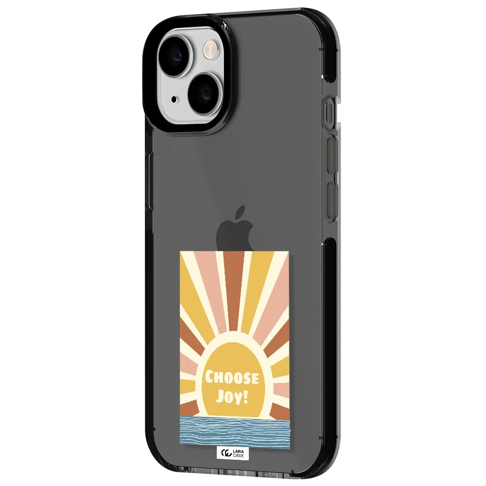 Sunshine Apple iPhone 14 impact Smoke Black Case
