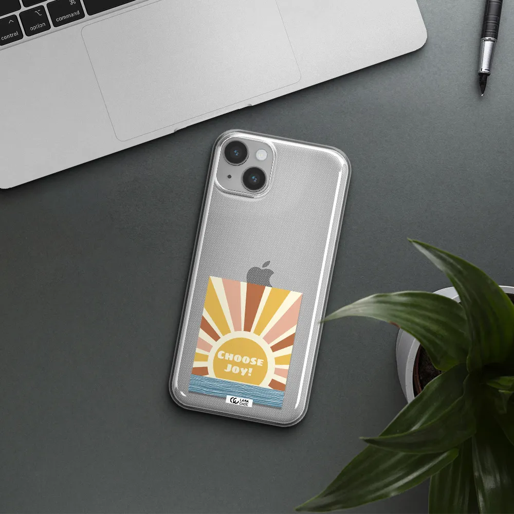 Sunshine Apple iPhone 14 plus Clear TPU Case