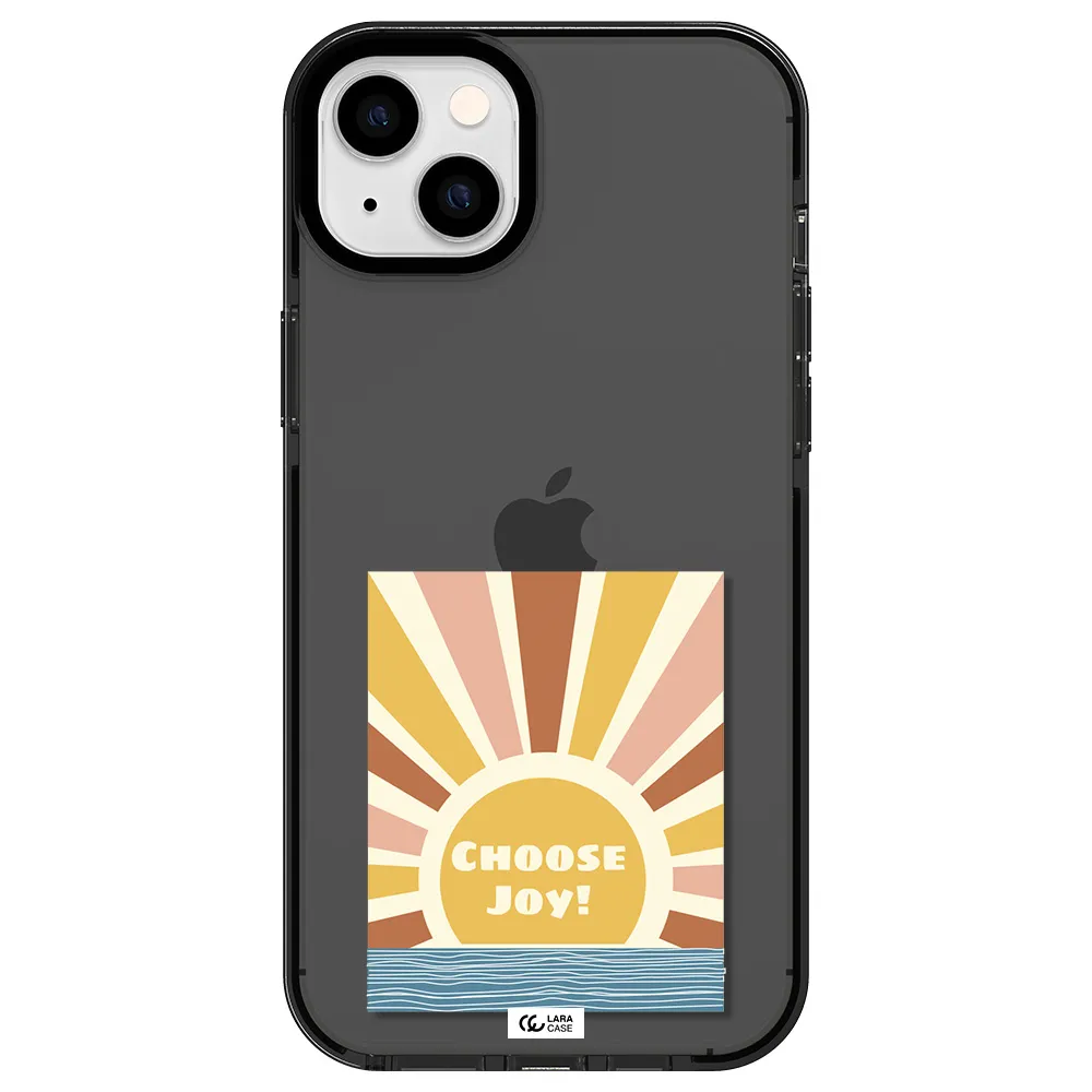 Sunshine Apple iPhone 14 plus impact Smoke Black Case