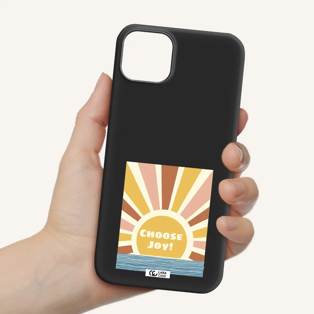 Sunshine Apple iPhone 14 plus Silicone black Case