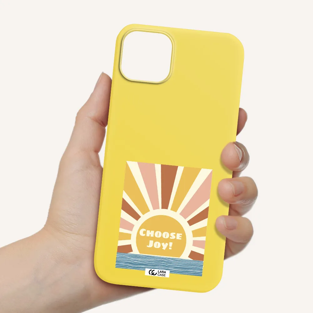 Sunshine Apple iPhone 14 plus Silicone canary yellow Case
