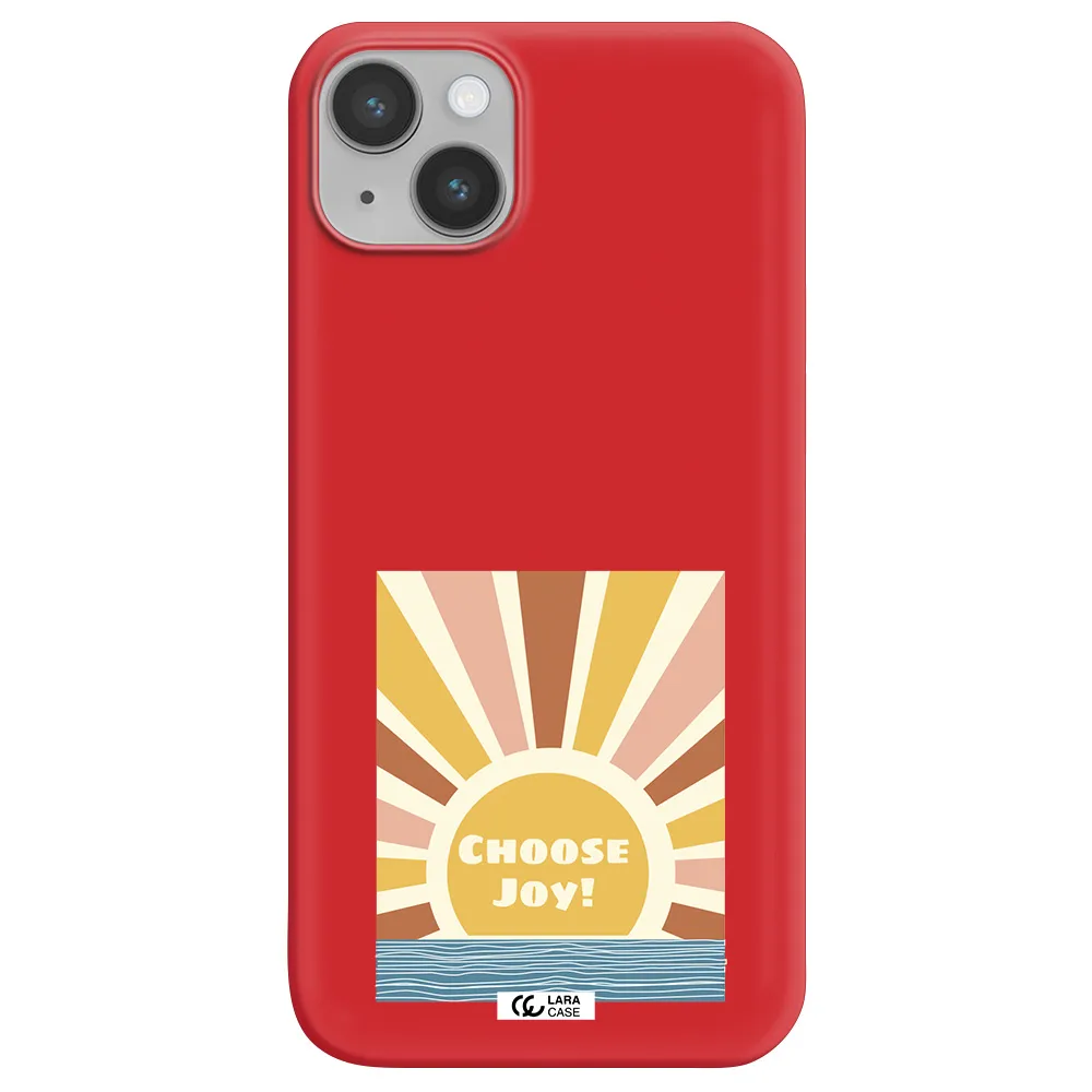 Sunshine Apple iPhone 14 plus Silicone Imperial Red Case