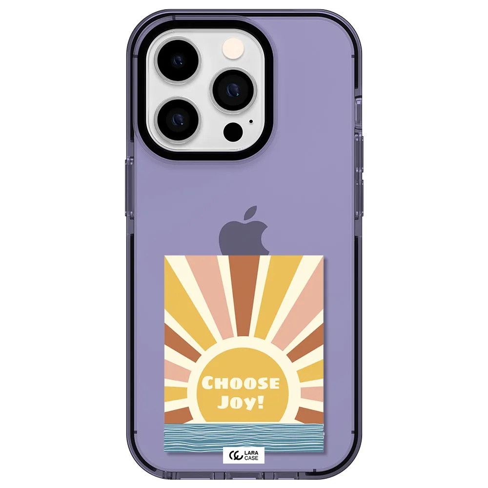 Sunshine Apple iPhone 14 pro impact Lilac Case