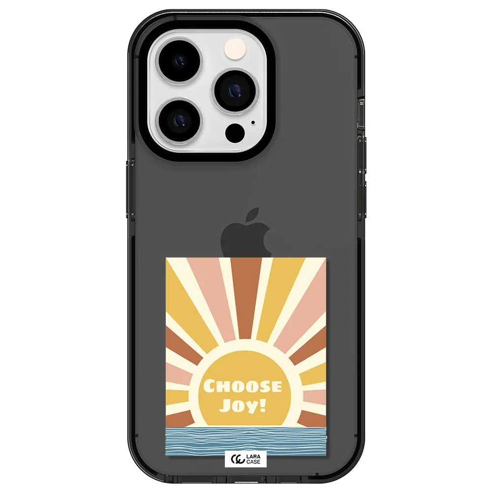 Sunshine Apple iPhone 14 pro impact Smoke Black Case