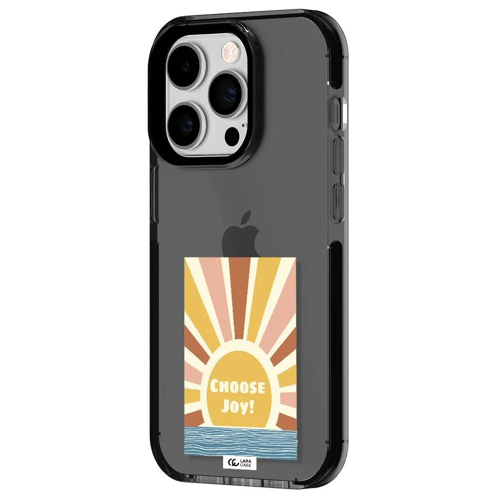 Sunshine Apple iPhone 14 pro impact Smoke Black Case