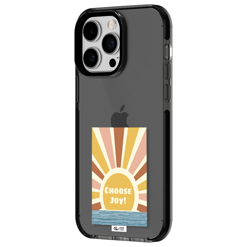 Sunshine Apple iPhone 14 pro max impact Smoke Black Case