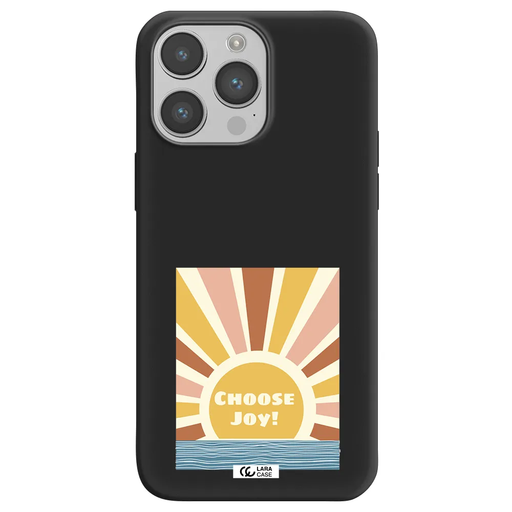 Sunshine Apple iPhone 14 pro max Silicone black Case