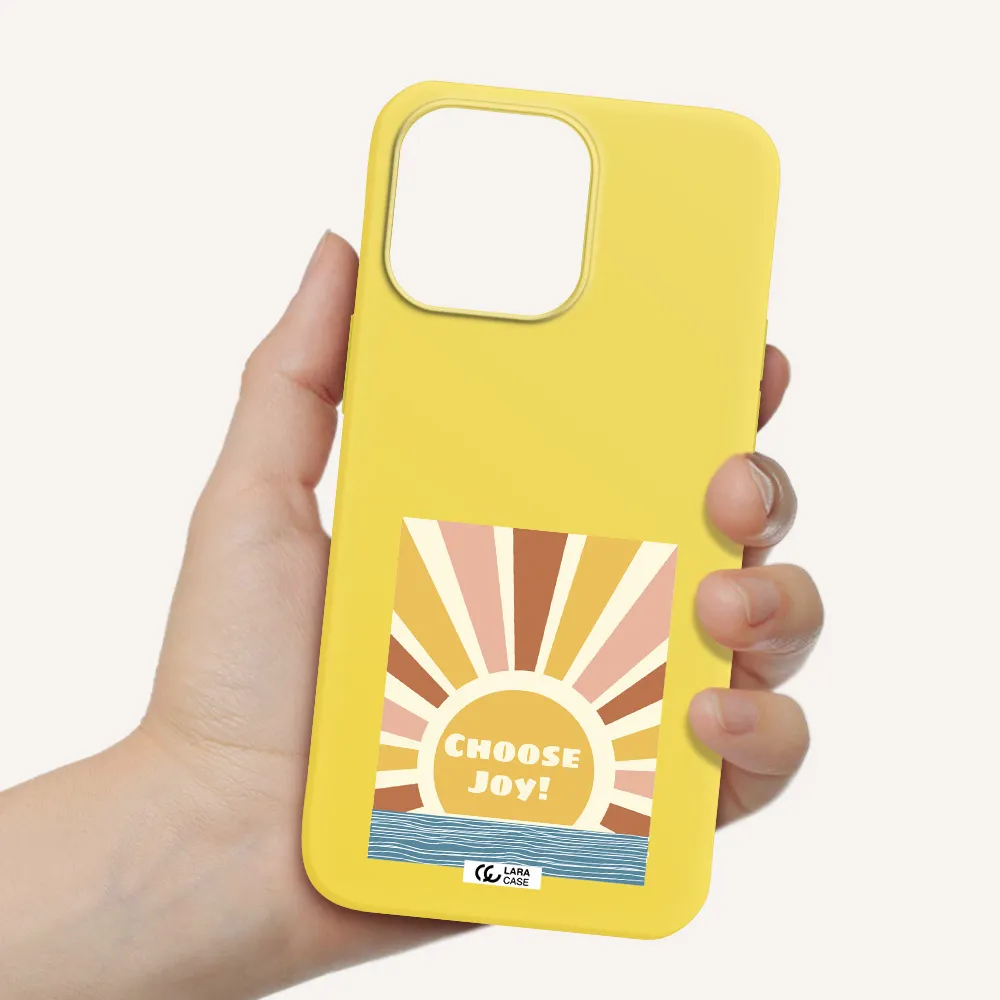 Sunshine Apple iPhone 14 pro max Silicone canary yellow Case