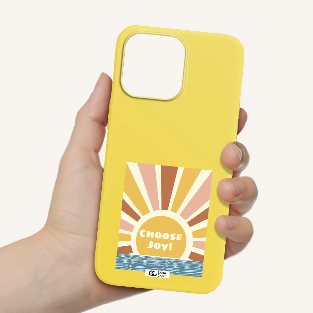 Sunshine Apple iPhone 14 pro Silicone canary yellow Case