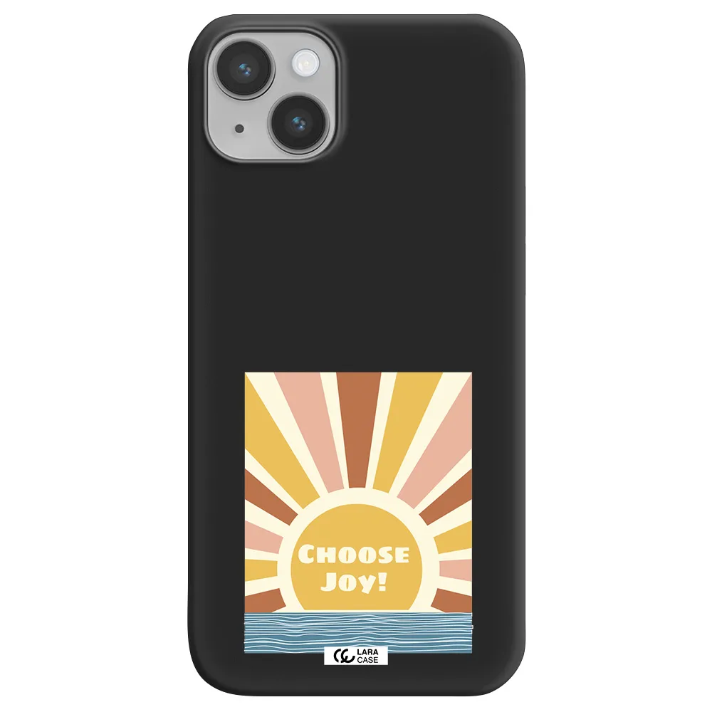 Sunshine Apple iPhone 14 Silicone black Case