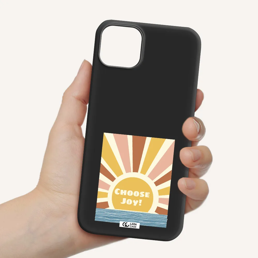 Sunshine Apple iPhone 14 Silicone black Case