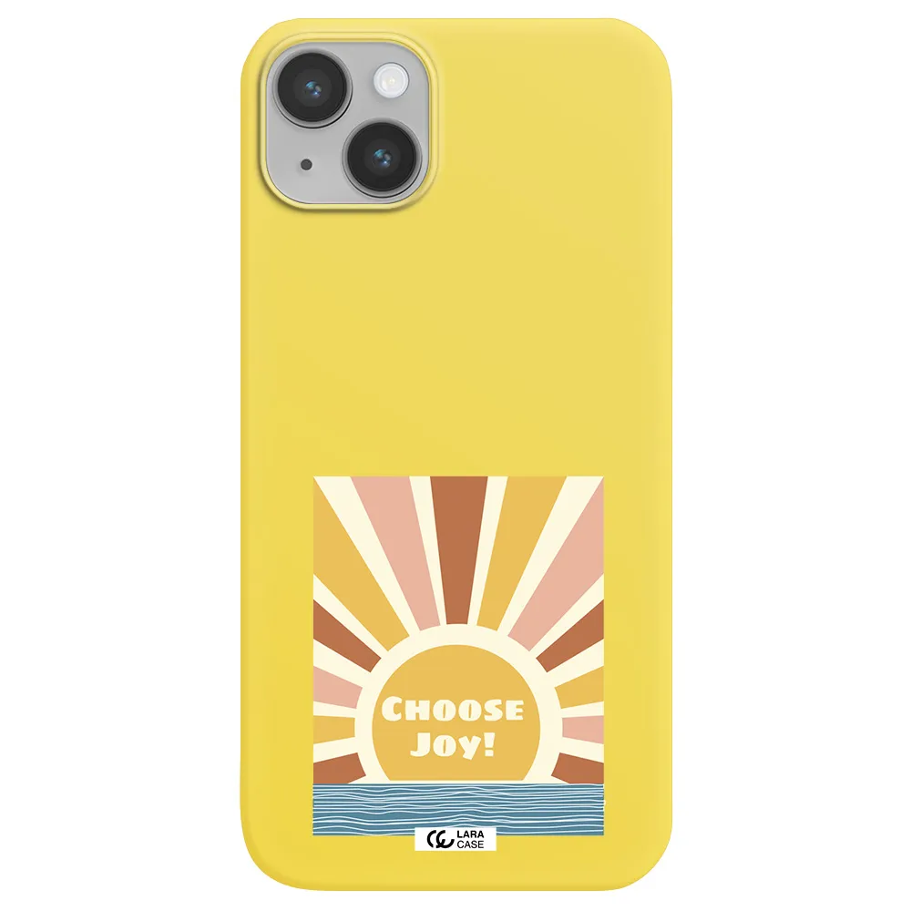 Sunshine Apple iPhone 14 Silicone canary yellow Case