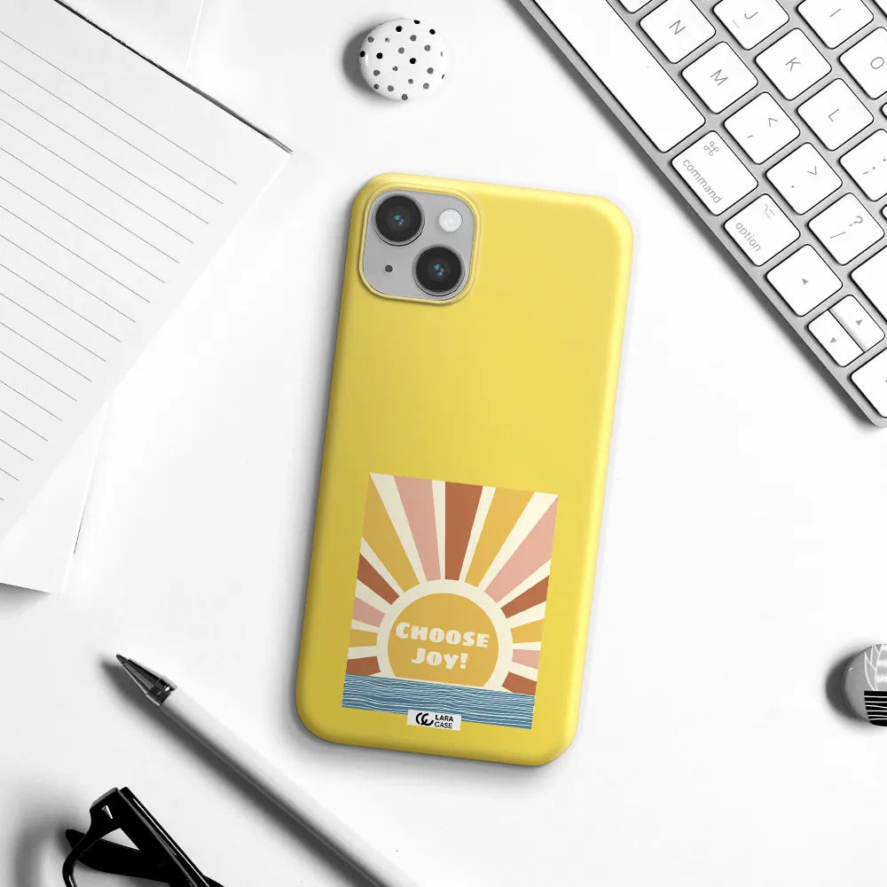 Sunshine Apple iPhone 14 Silicone canary yellow Case