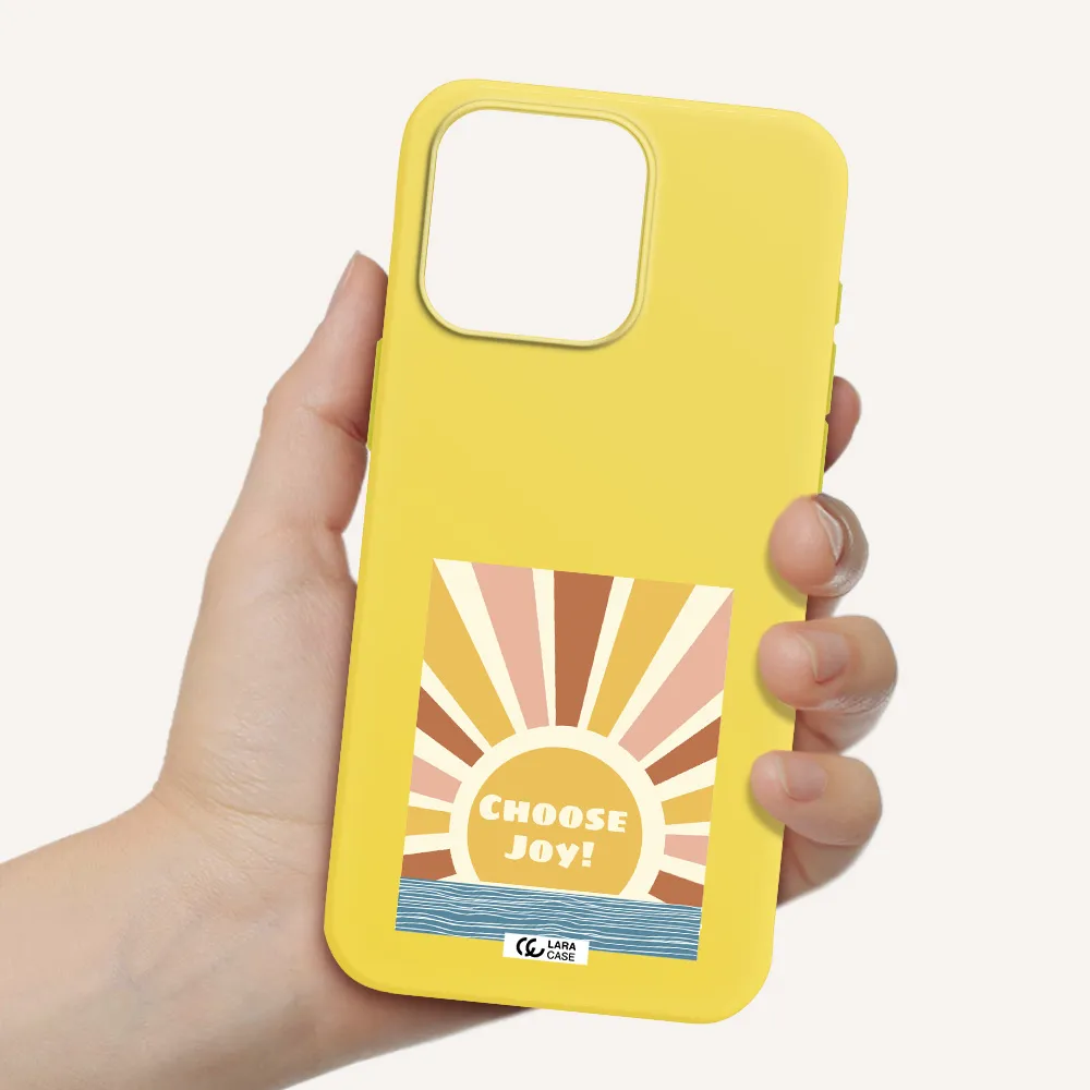 Sunshine Apple Iphone 15 Pro max Silicone canary yellow Case