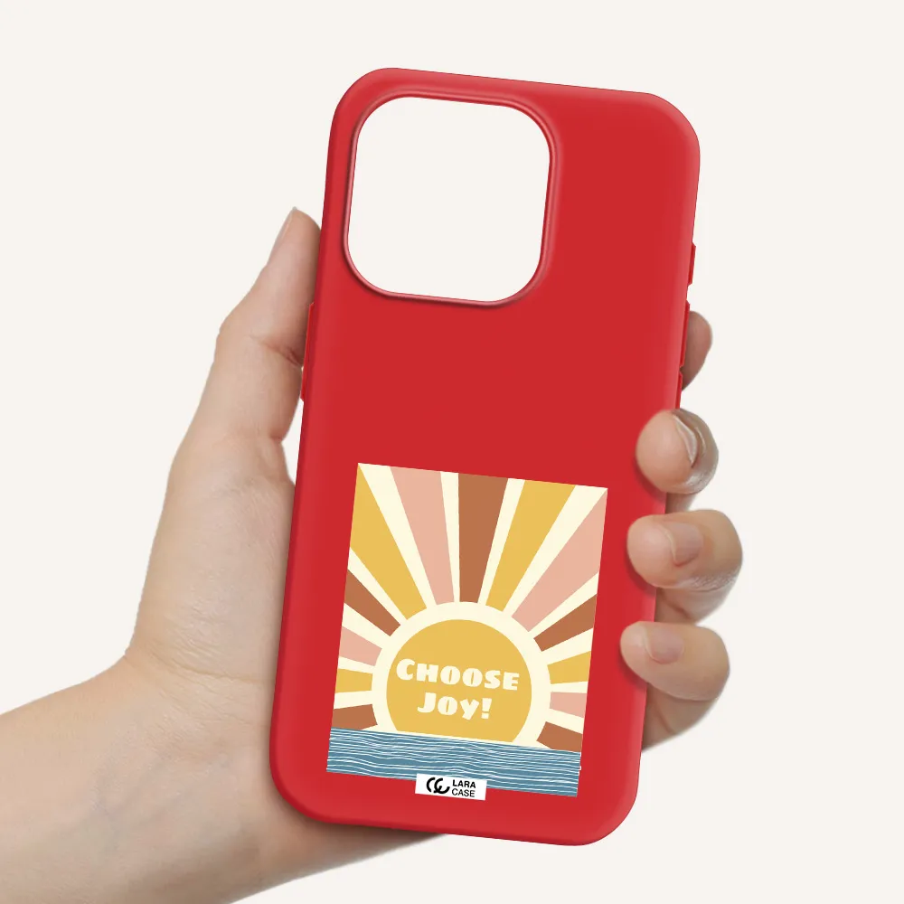 Sunshine Apple Iphone 15 Pro Silicone Imperial Red Case