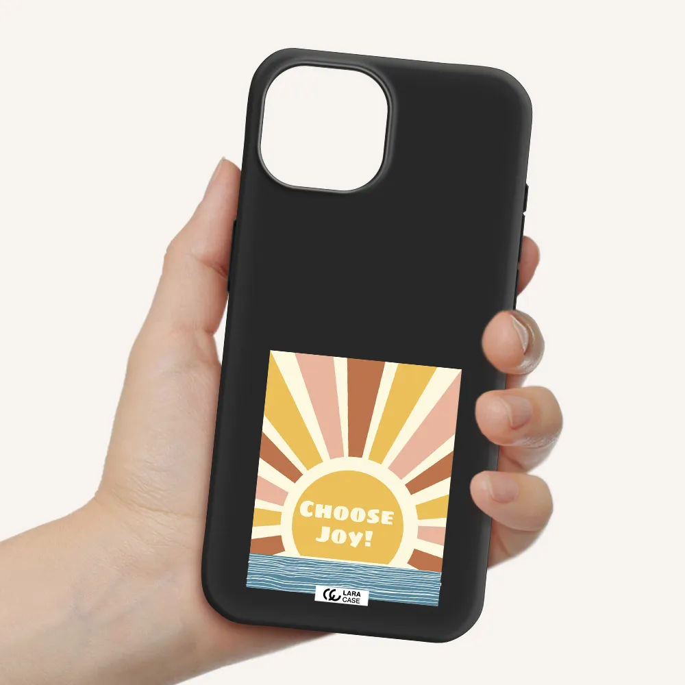 Sunshine Apple iPhone 15 Silicone black Case