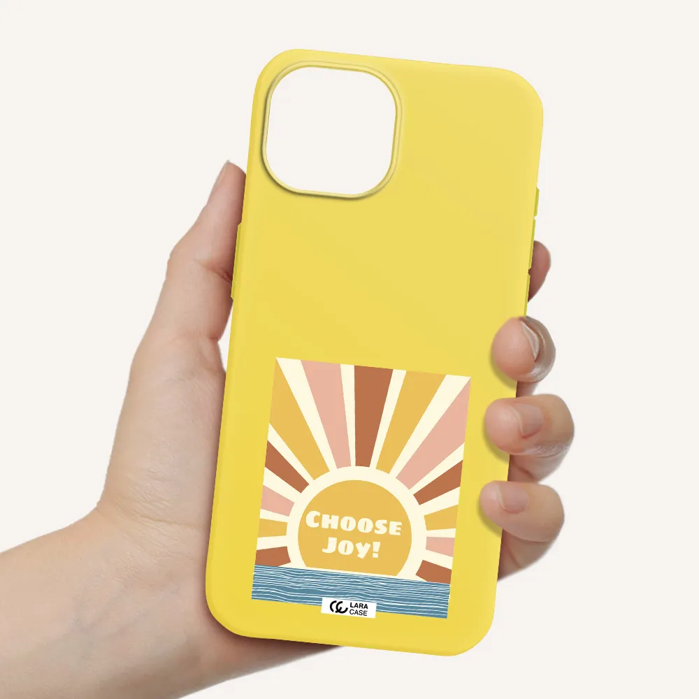 Sunshine Apple iPhone 15 Silicone canary yellow Case