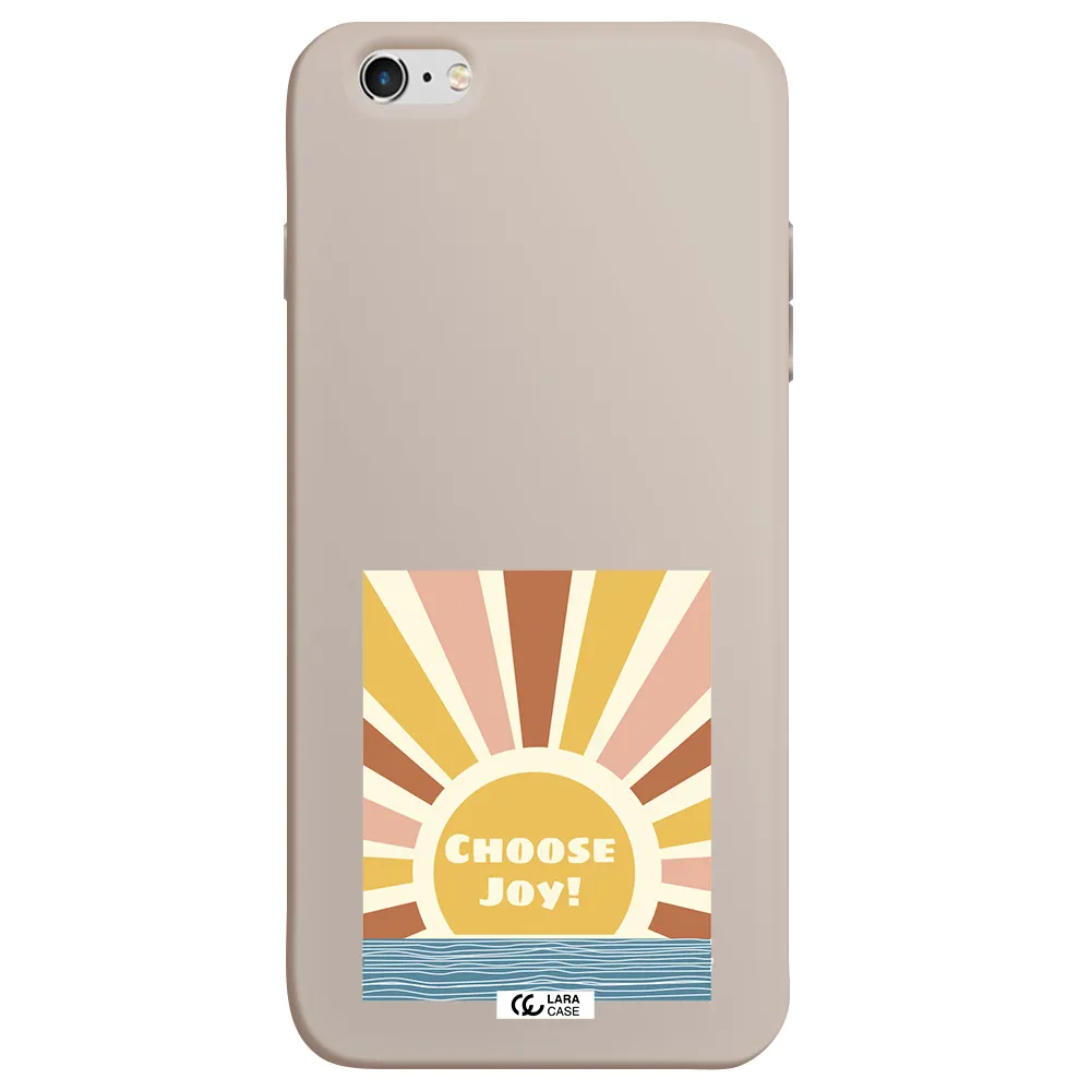 Sunshine Apple iPhone 6 plus Silicone Stone Case