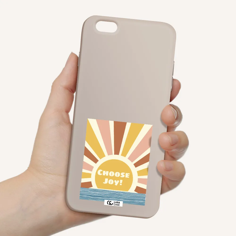 Sunshine Apple iPhone 6 plus Silicone Stone Case