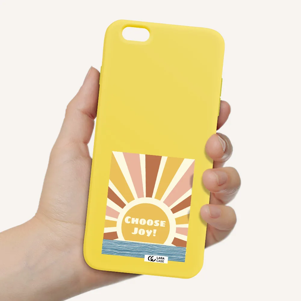 Sunshine Apple iPhone 6 s plus Silicone canary yellow Case
