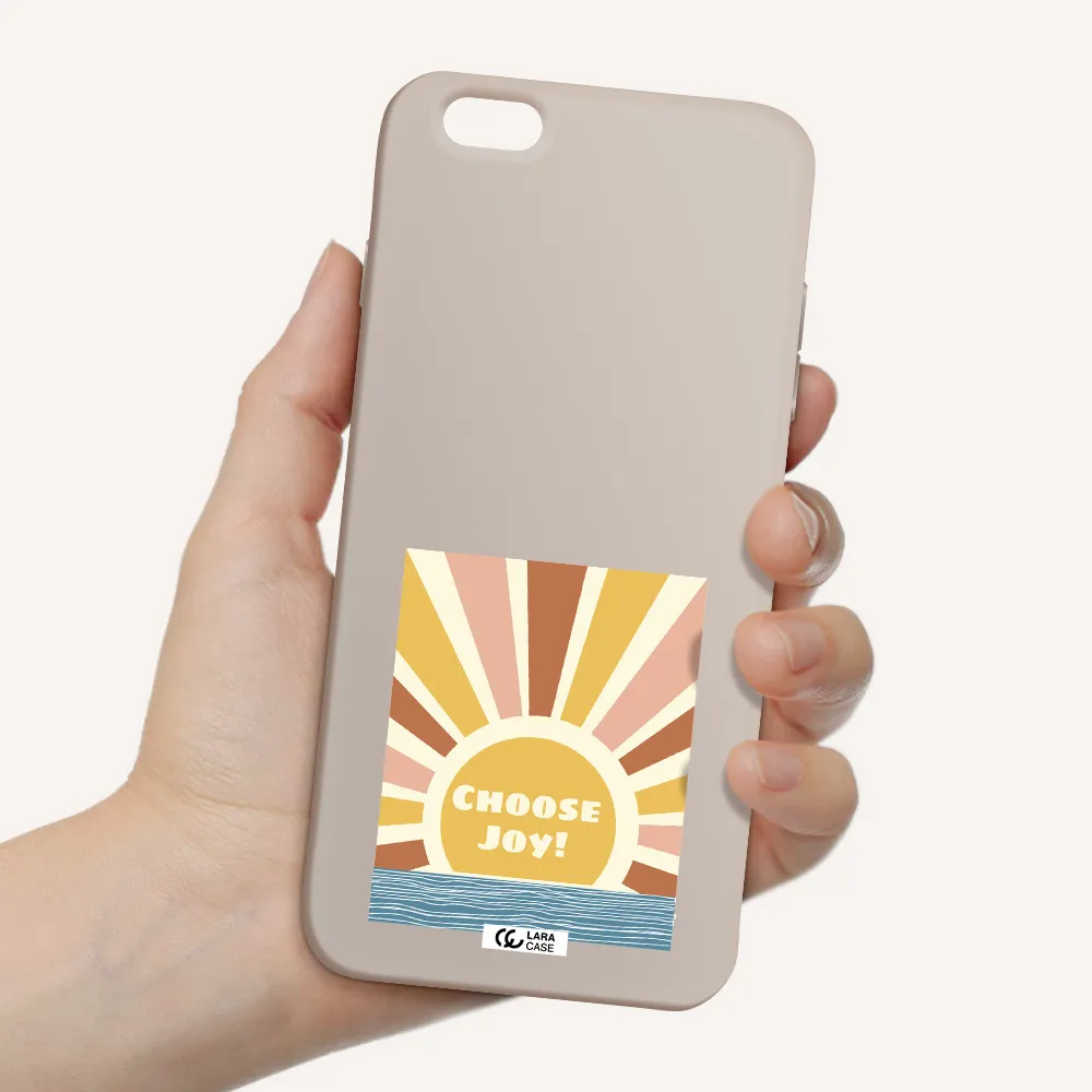 Sunshine Apple iPhone 6 s plus Silicone Stone Case