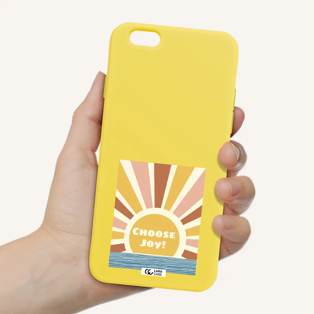 Sunshine Apple iPhone 6 Silicone canary yellow Case