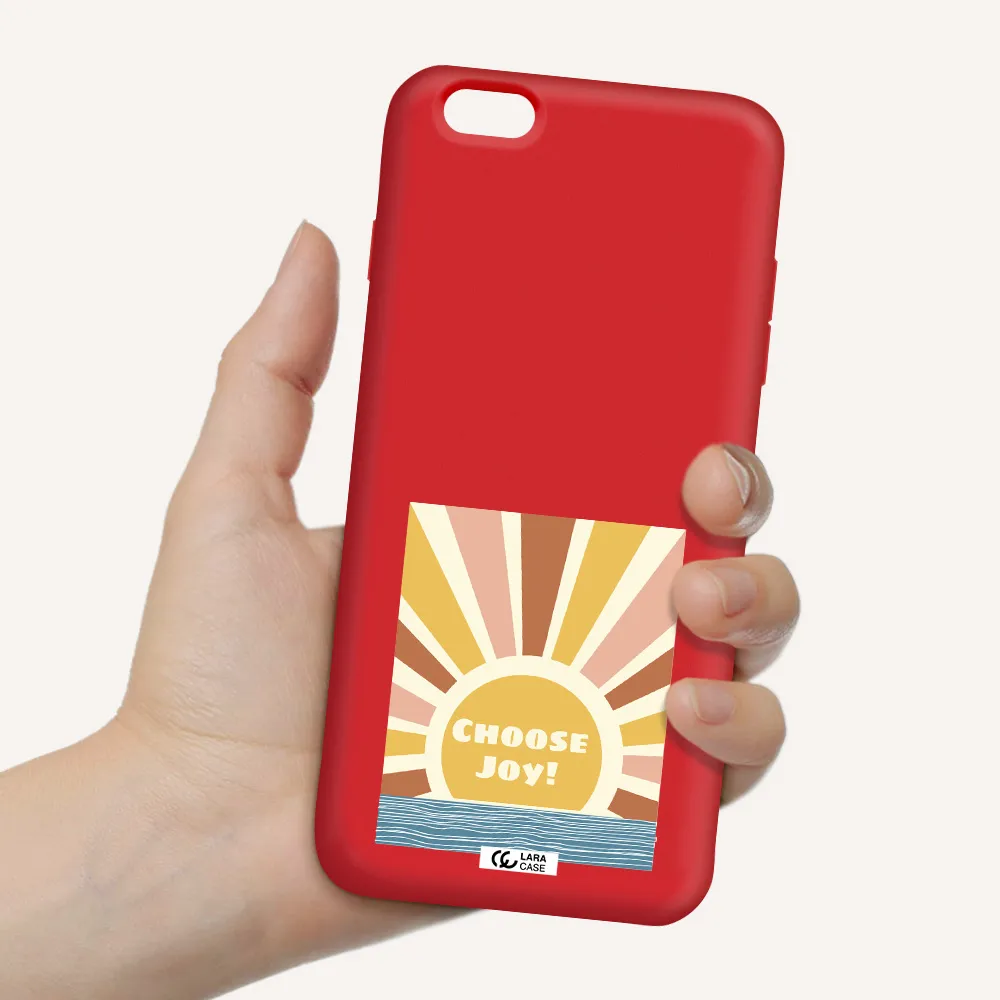 Sunshine Apple iPhone 6S Silicone Imperial Red Case