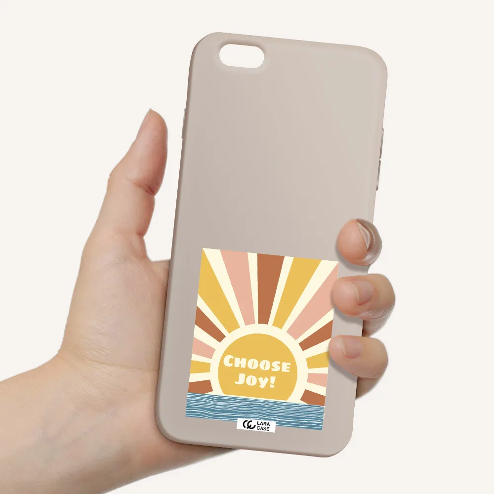Sunshine Apple iPhone 6S Silicone Stone Case
