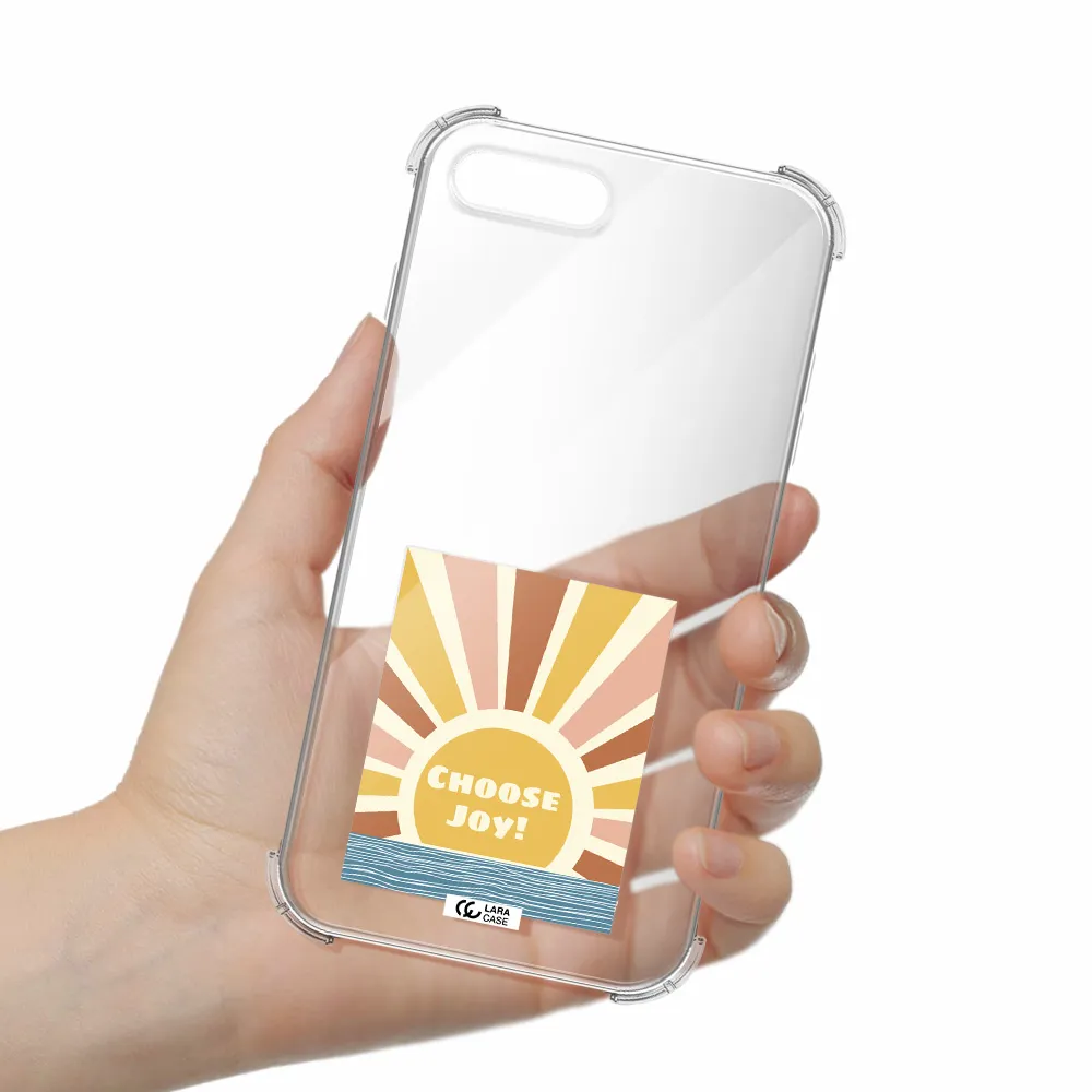 Sunshine Apple iPhone 8 plus Clear PC Case