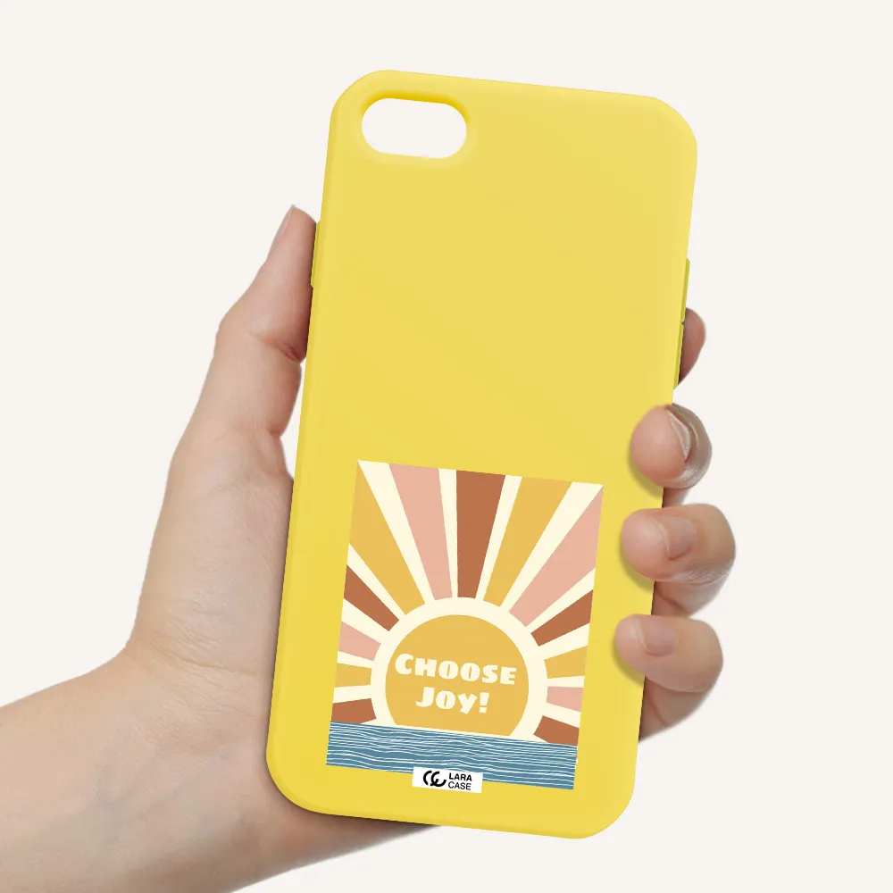 Sunshine Apple iPhone 8 Silicone canary yellow Case