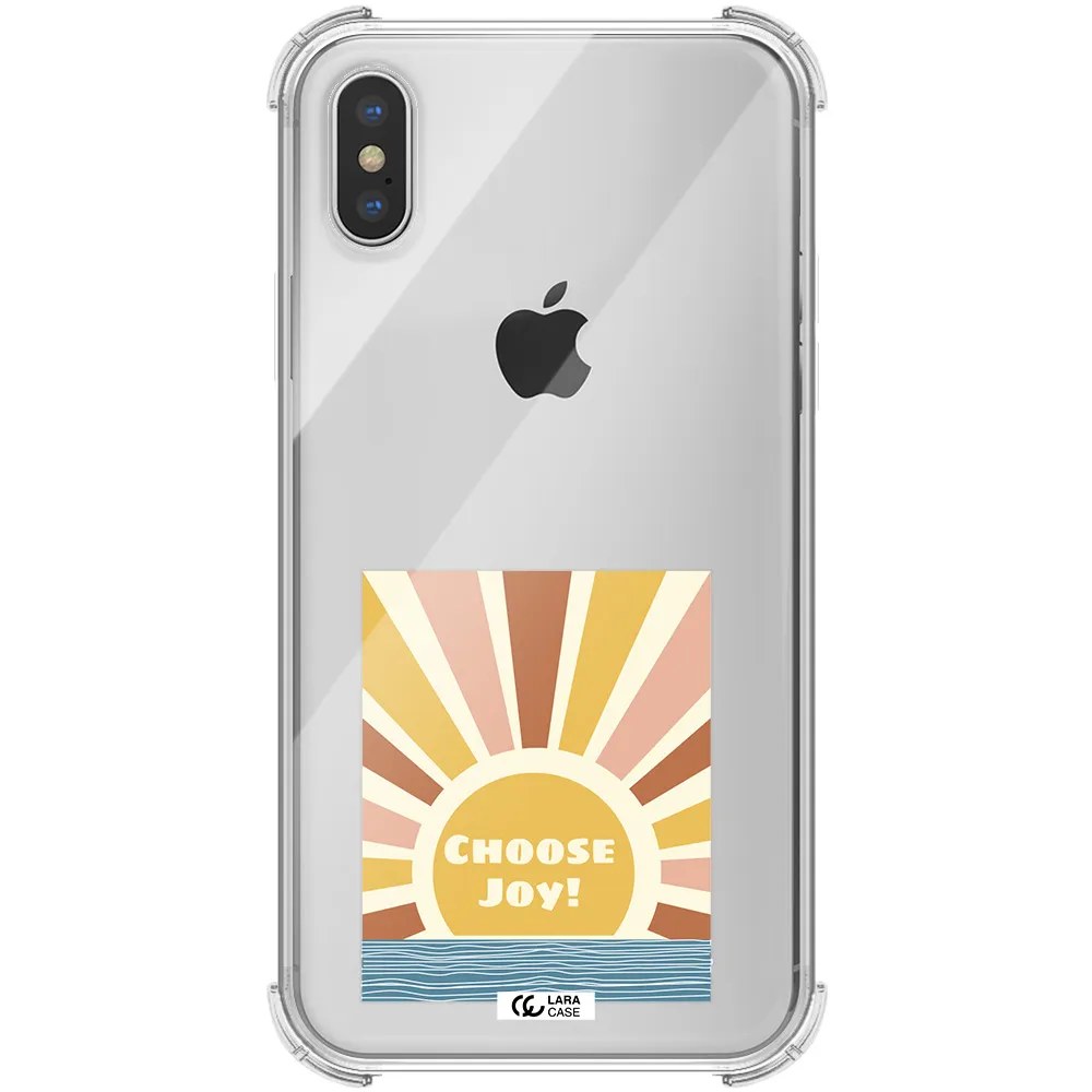 Sunshine Apple iPhone XS Clear PC Case