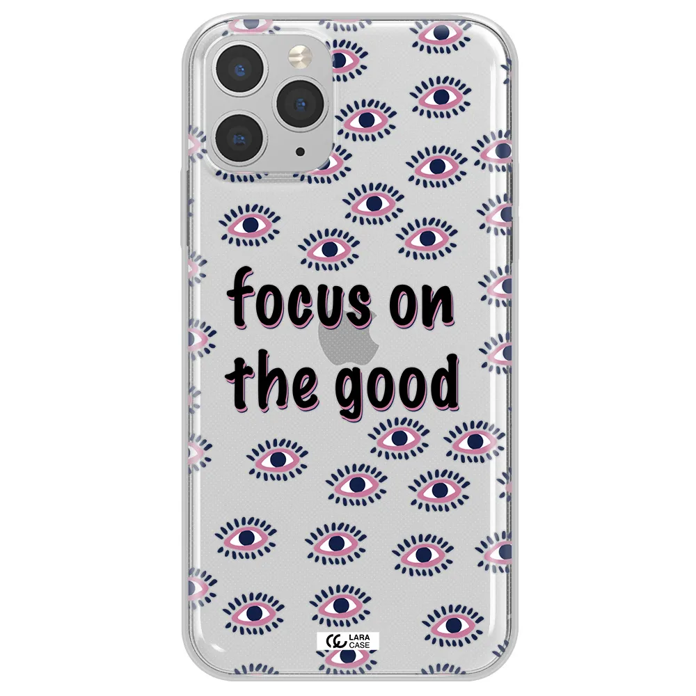 Focus On The Good Apple iPhone 11 pro max Clear TPU Case