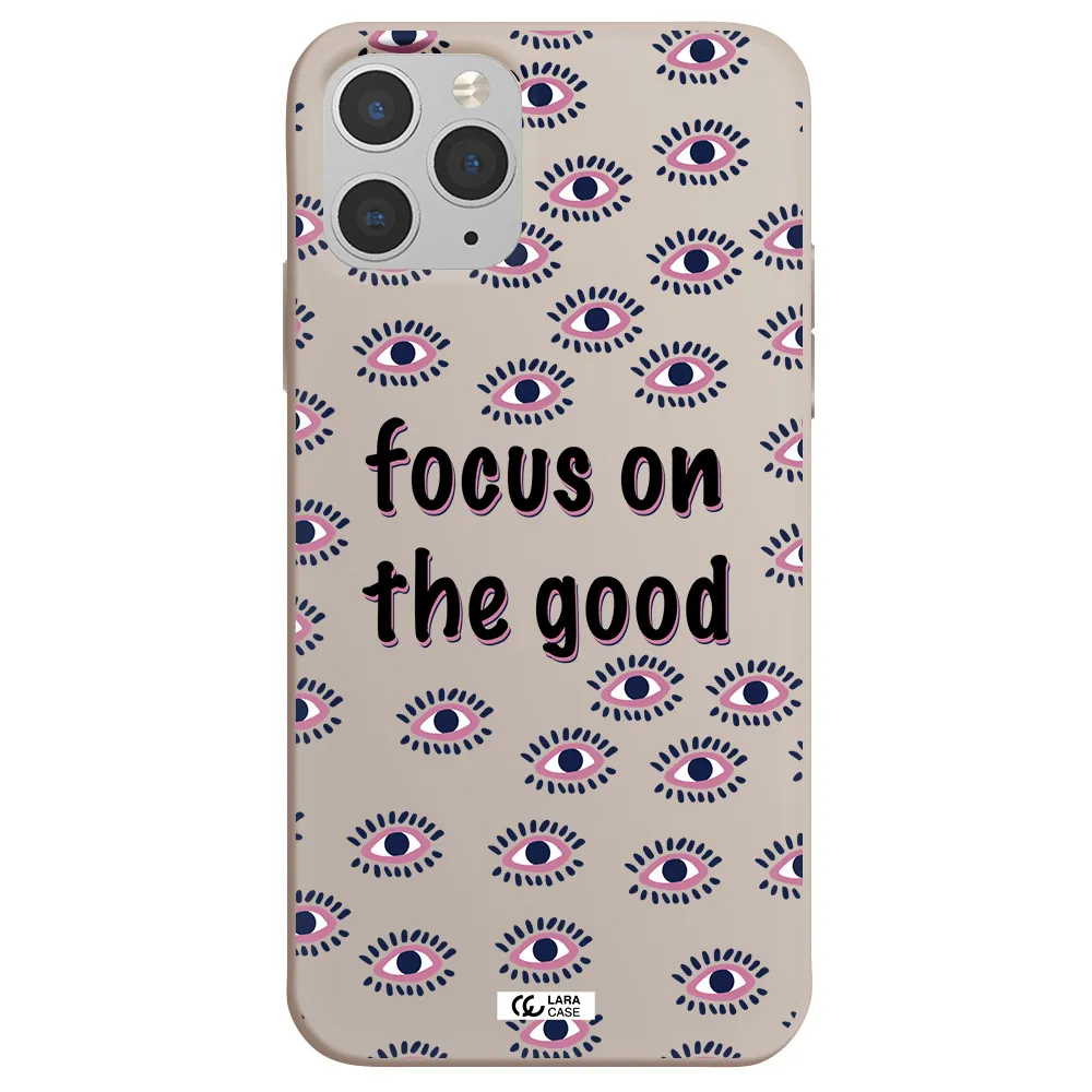 Focus On The Good Apple iPhone 11 pro max Silicone Stone Case