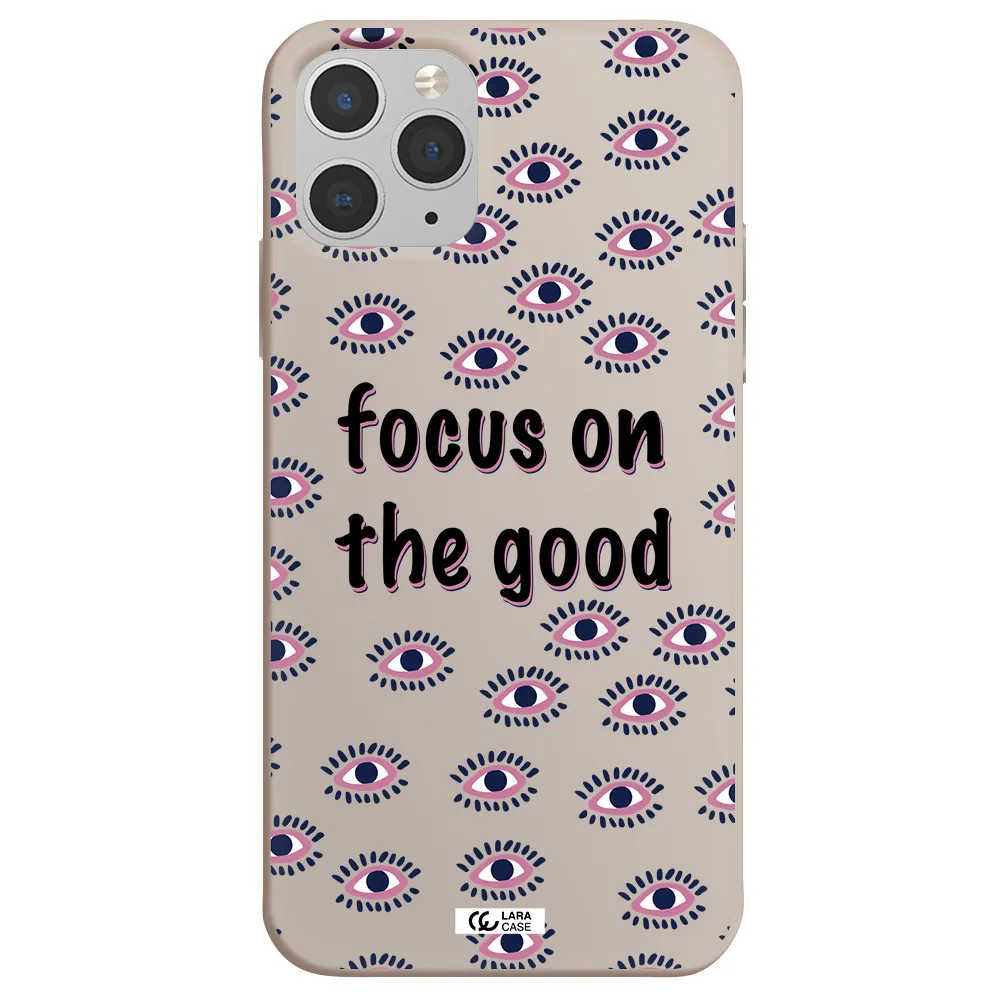 Focus On The Good Apple iPhone 11 pro Silicone Stone Case