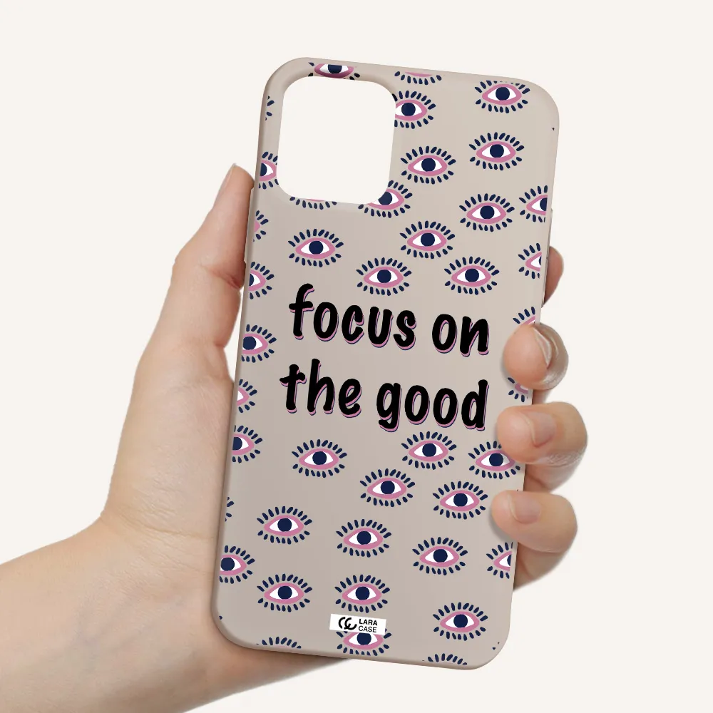 Focus On The Good Apple iPhone 11 pro Silicone Stone Case