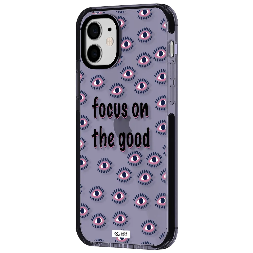 Focus On The Good Apple iPhone 12 impact Lilac Case