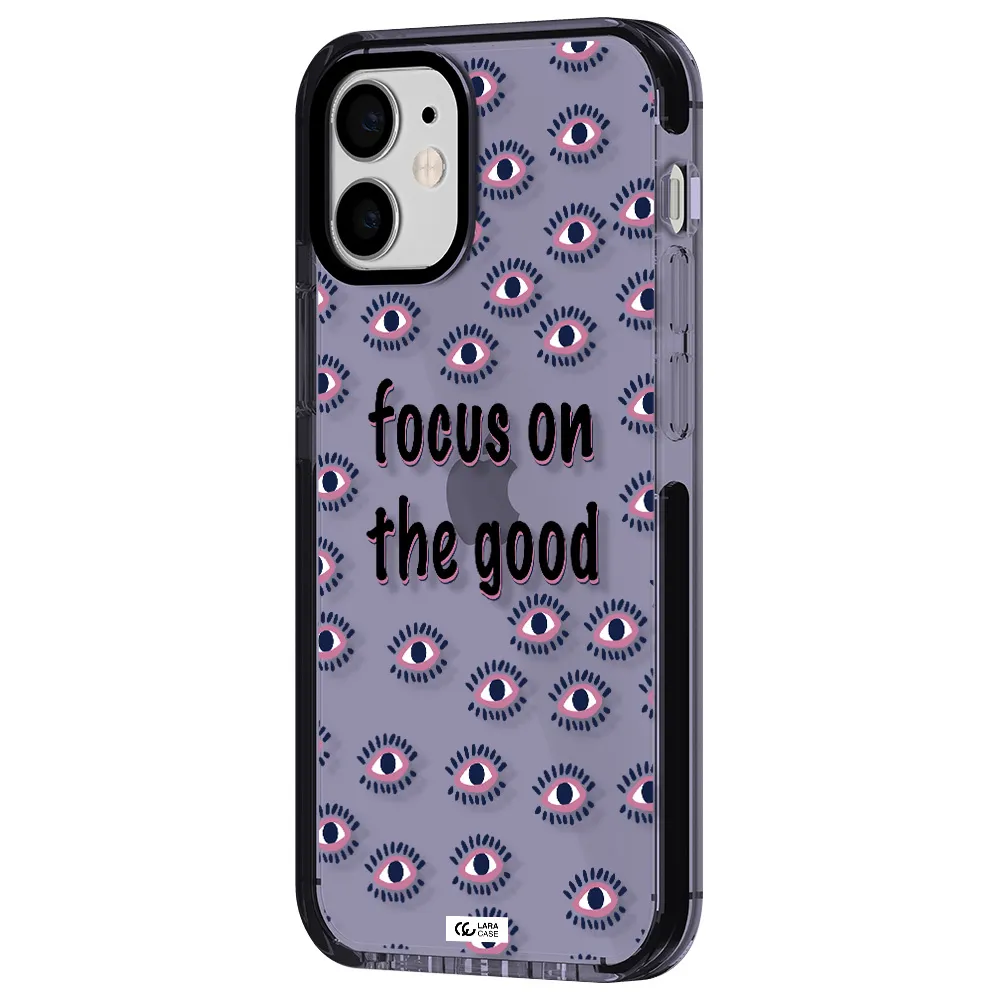 Focus On The Good Apple iPhone 12 mini impact Lilac Case