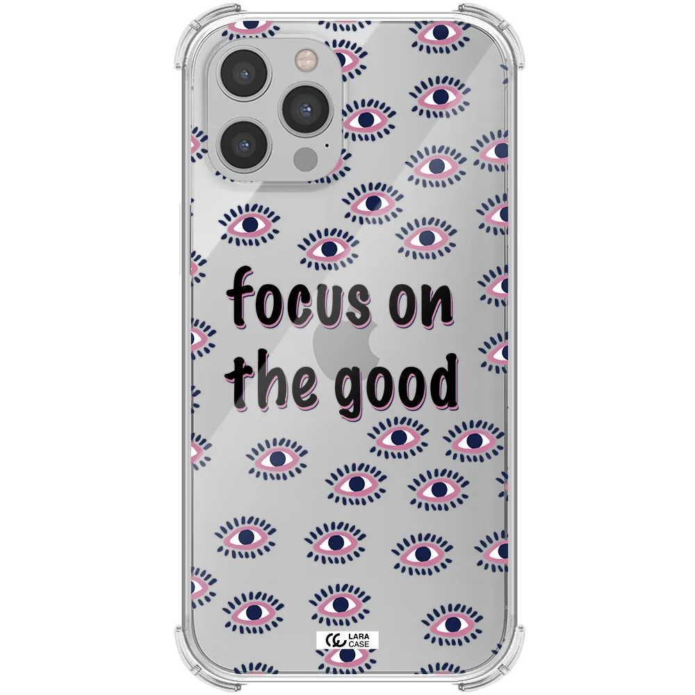 Focus On The Good Apple iPhone 12 pro Clear PC Case