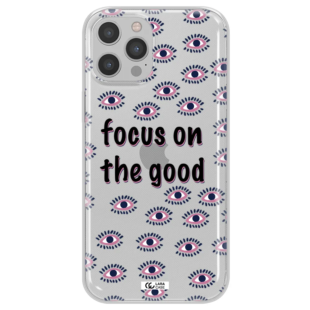 Focus On The Good Apple iPhone 12 pro Clear TPU Case