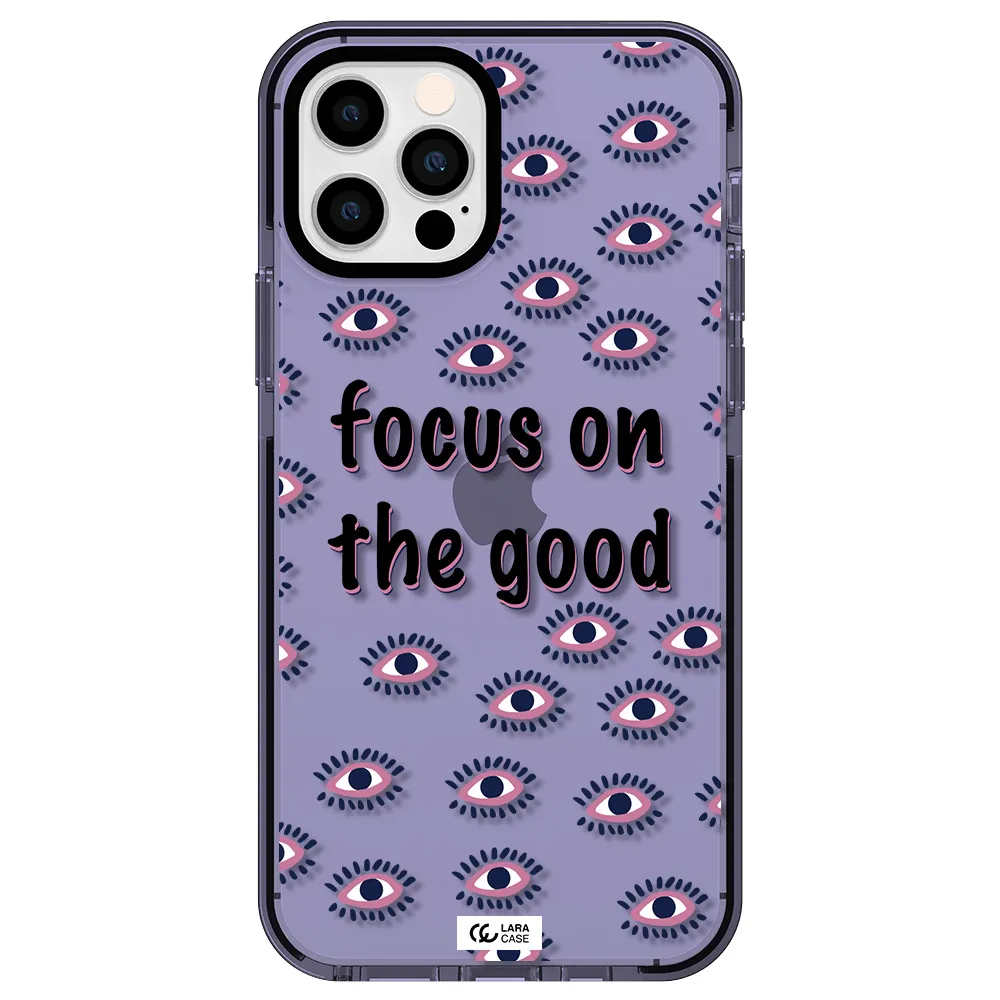 Focus On The Good Apple iPhone 12 pro impact Lilac Case