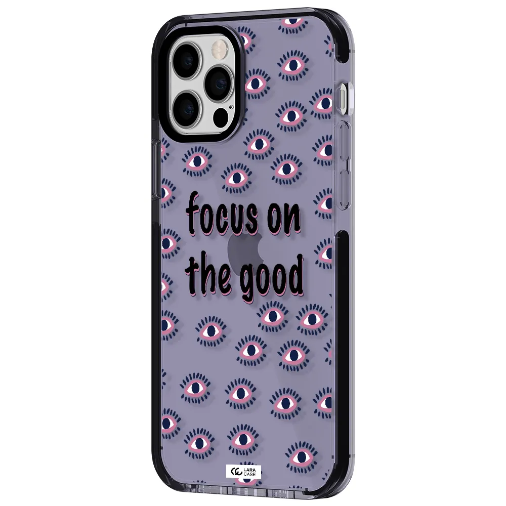 Focus On The Good Apple iPhone 12 pro impact Lilac Case