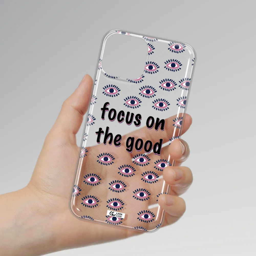 Focus On The Good Apple iPhone 13 Clear TPU Case