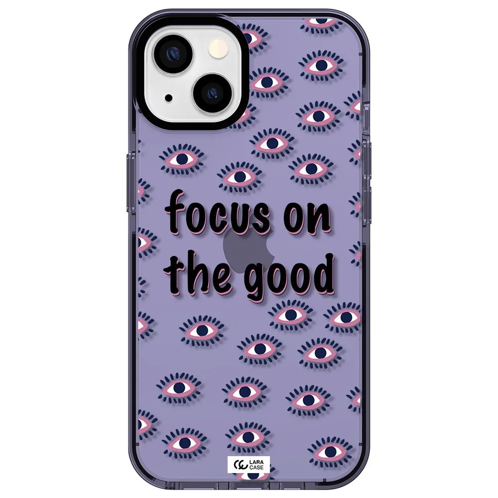 Focus On The Good Apple iPhone 13 impact Lilac Case