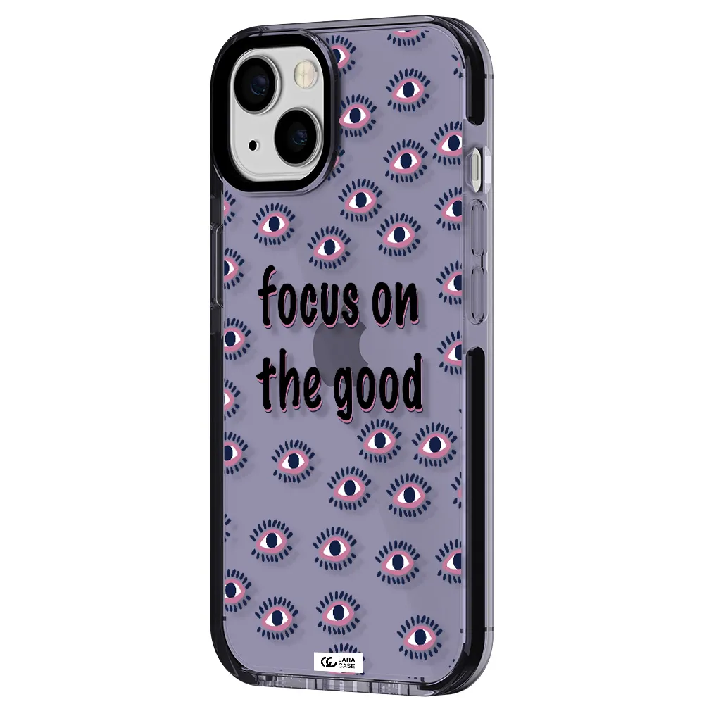Focus On The Good Apple iPhone 13 impact Lilac Case