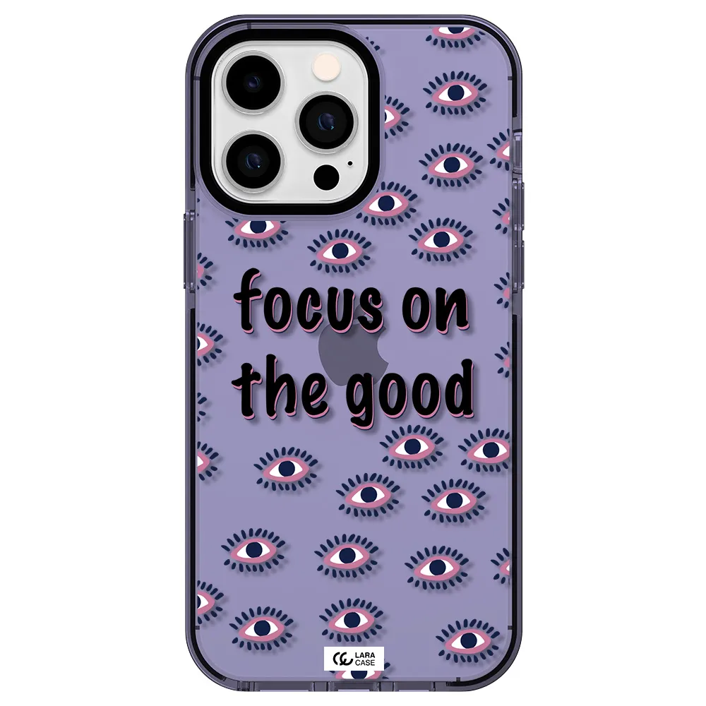 Focus On The Good Apple iPhone 15 Pro impact Lilac Case