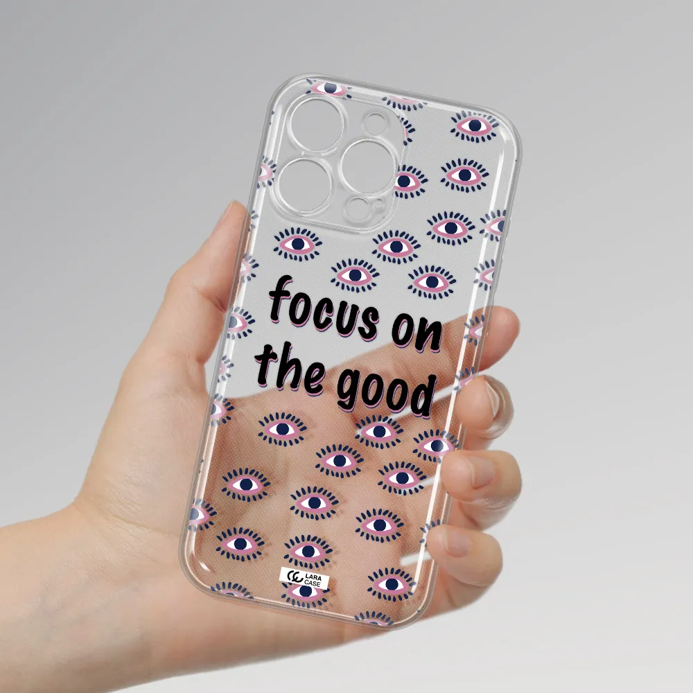 Focus On The Good Apple Iphone 16 Pro Max Clear Tpu Case