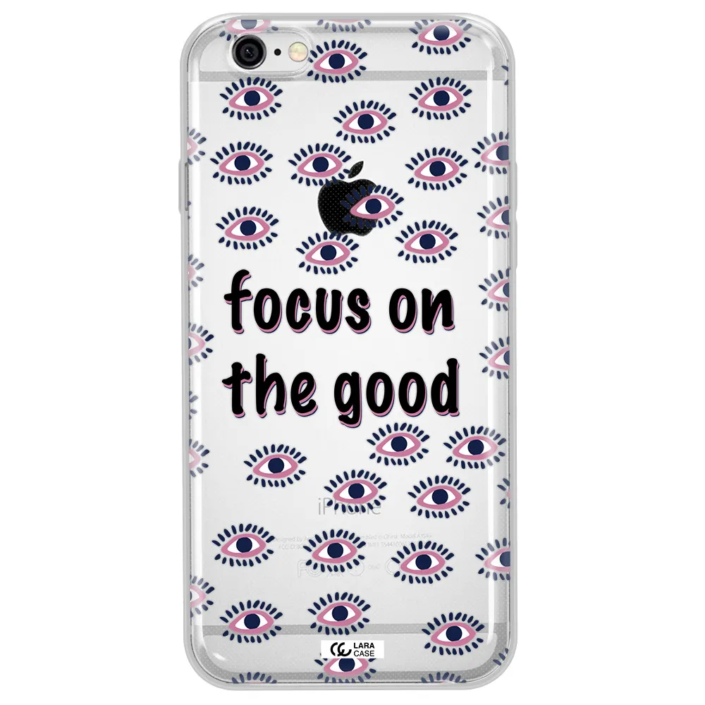 Focus On The Good Apple iPhone 6 Clear TPU Case