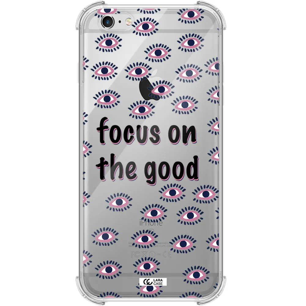 Focus On The Good Apple iPhone 6 plus Clear PC Case